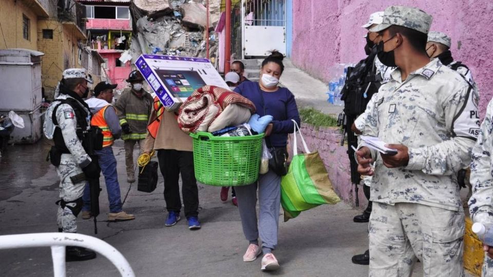 Autoridades advierten riesgo para familias que regresaron al Cerro El Chiquihuite