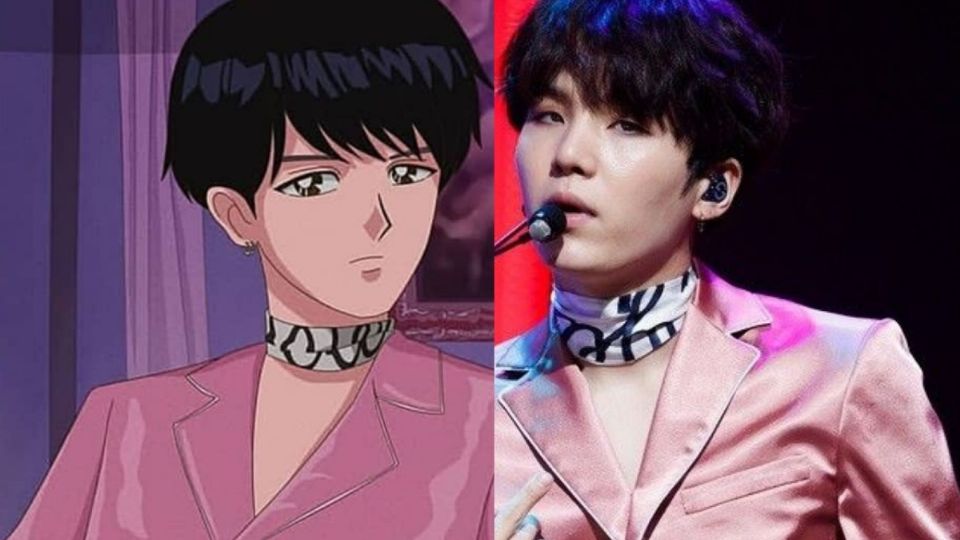 Fotos de Suga como personaje de anime