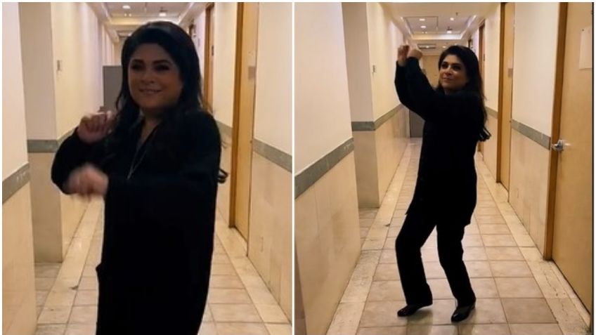 Victoria Ruffo baila al ritmo de música electrónica en TikTok y rompe la red: VIDEO