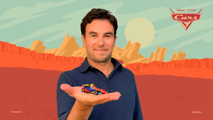 Checo Pérez, el piloto mexicano de automovilismo, es homenajeado por Mattel, Disney y Pixar con un auto edición especial