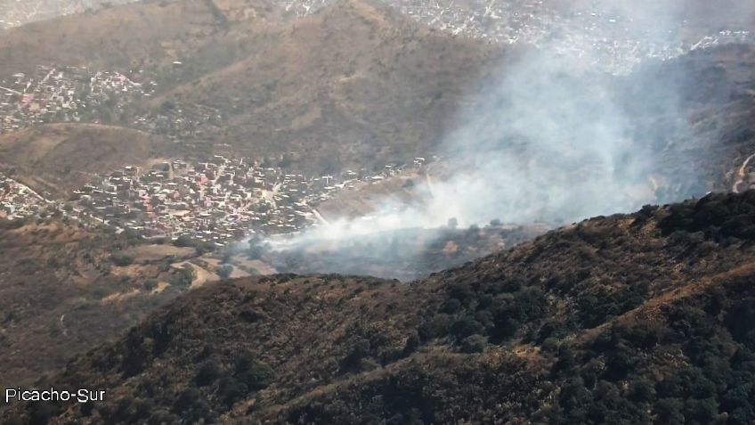 Edomex: Se registra incendio en el Parque Sierra de Guadalupe, en Ecatepec