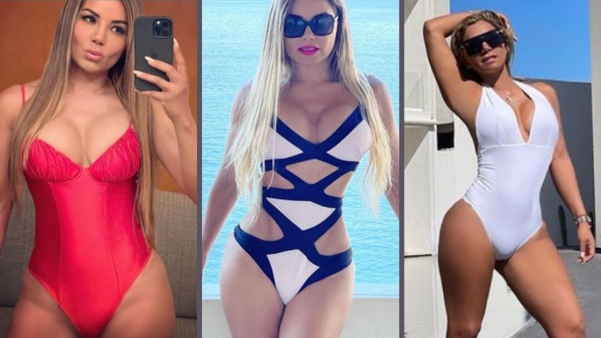 Aleida Núñez luce como una sexy Gatúbela con ajustado body de cuero | FOTO