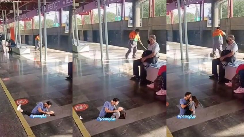 TikTok: Trabajador del Metro se hace viral al trapear bailando Tiempo de Vals de Chayanne | VIDEO