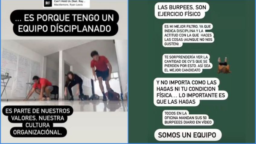 Despacho contable se viraliza por pedir burpees en proceso de selección de personal | FOTO