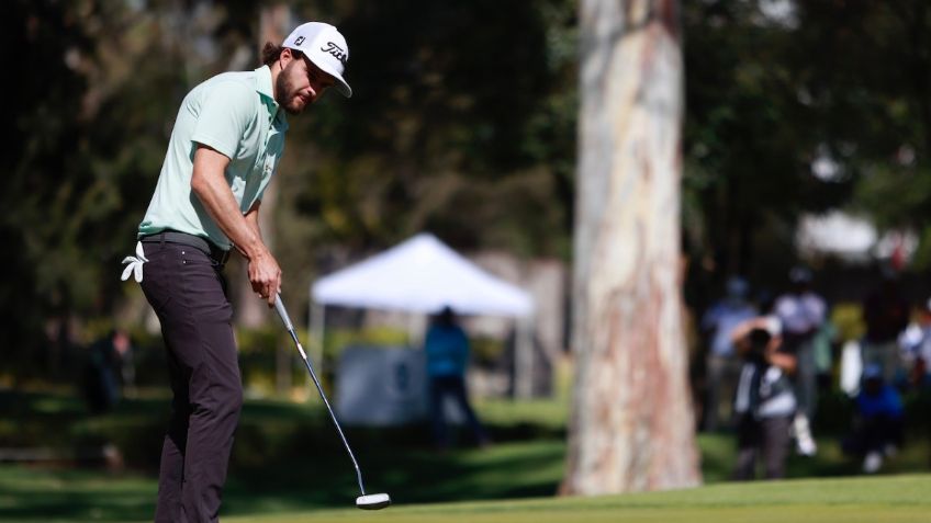 Golfista poblano Isidro Benítez lidera novena etapa de Gira de Golf Profesional