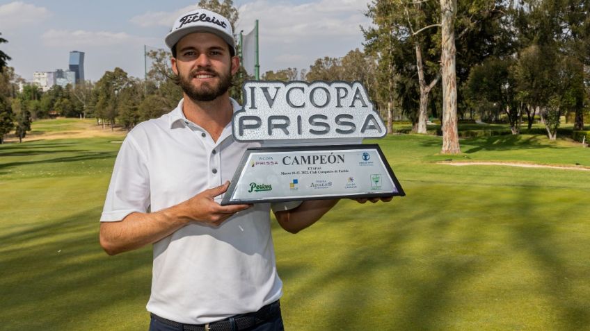 Poblano Isidro Benítez logra tercer título de su carrera en la Gira de Golf Profesional