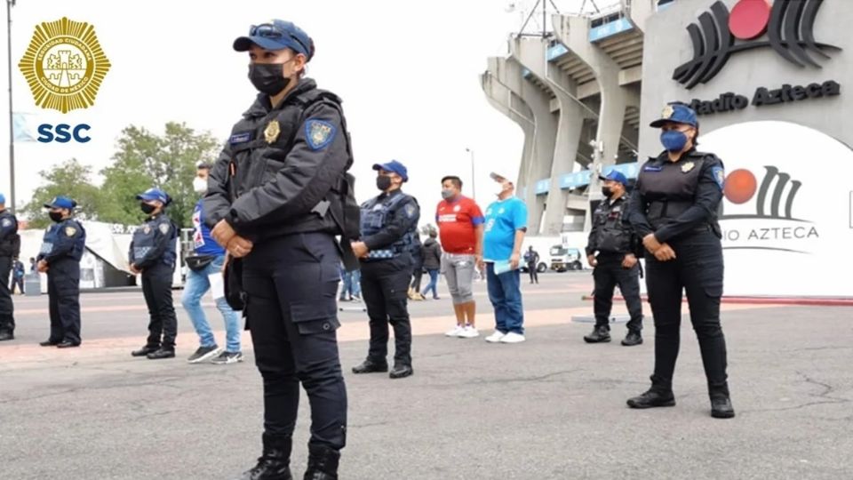 La SSC-CDMX implemento el operativo 'Estadio Seguro'.