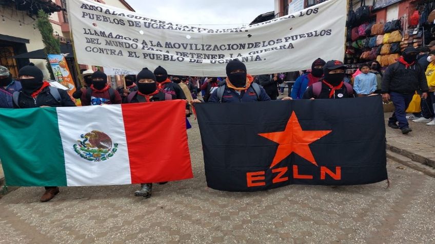 Zapatistas inician concentración en San Cristóbal de Las Casas para exigir alto a las guerras: VIDEO