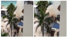 Fuerte explosión a un costado de "Playa Mamitas" de Playa del Carmen deja dos muertos y al menos 19 heridos