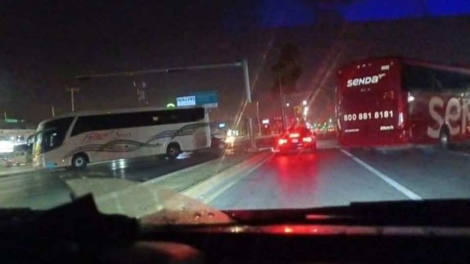 Bloqueo carretero en Tamaulipas