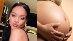 Rihanna desata dudas en sus fans, ¿qué significa la línea en su panza de embarazada?