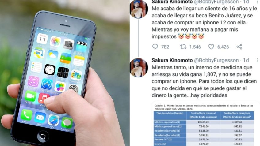 Becario del gobierno se compra un iPhone y el vendedor estalla por malgastar sus impuestos