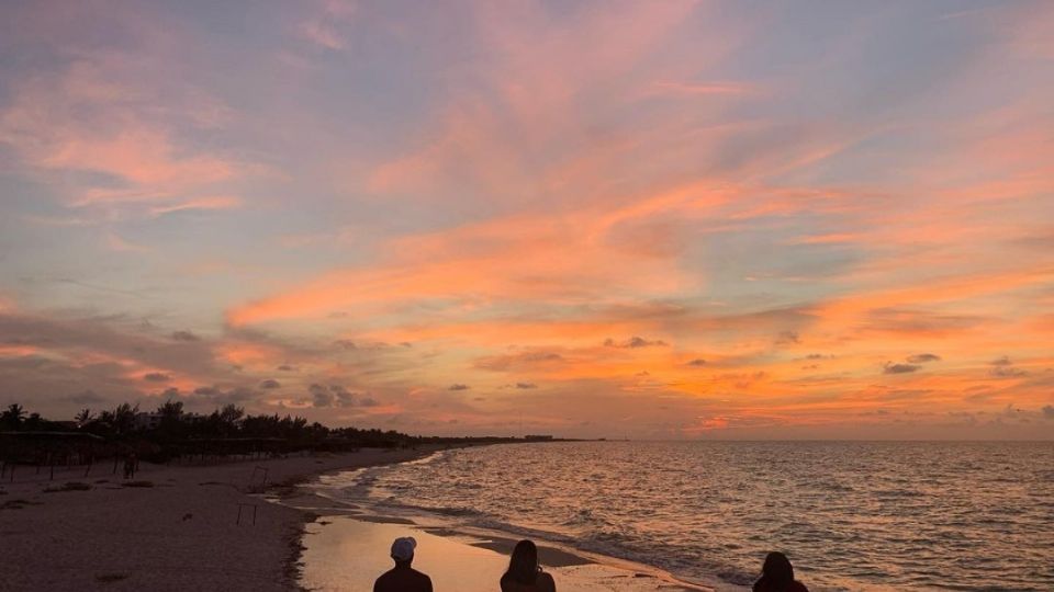 Playa en Sisal,Yucatán.