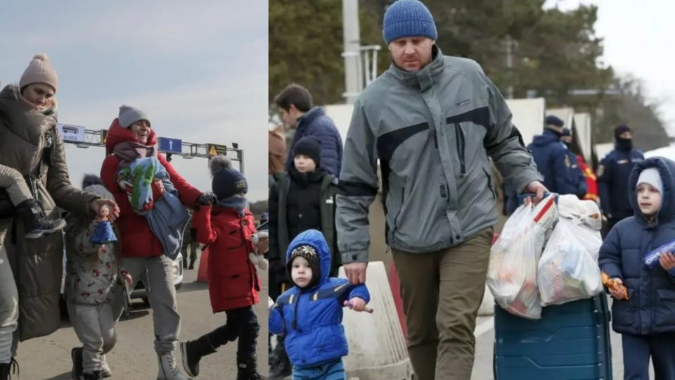 Más de un millón de niños han tenido que huir de Ucrania desde que comenzó la invasión rusa. FOTO: AP / EFE