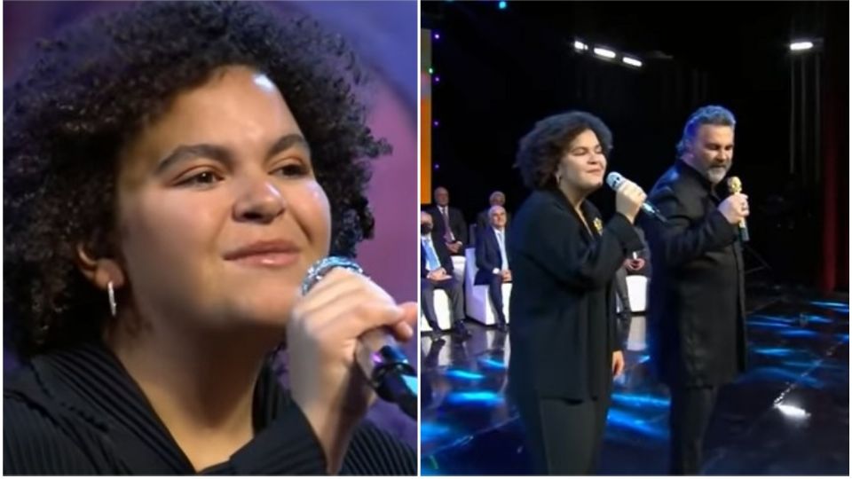 La cantante se lució con su interpretación