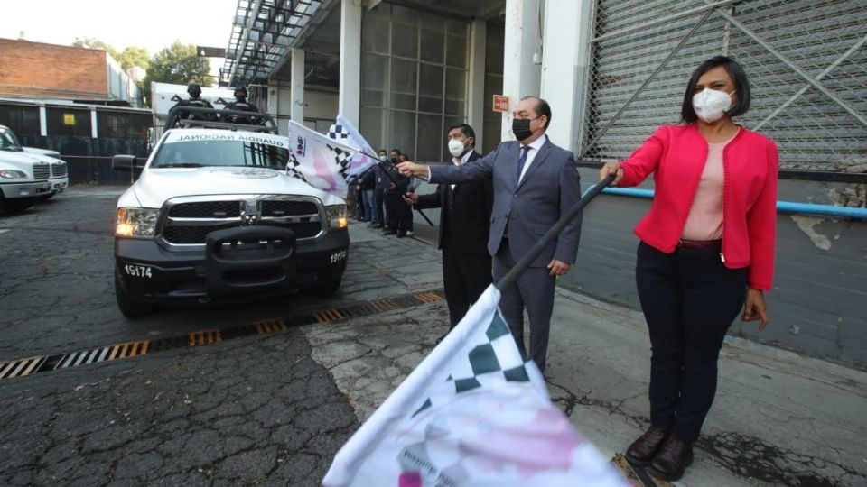 La consejera Norma De la Cruz Magaña, desde las instalaciones de Talleres Gráficos de México, encabezó el banderazo de salida.