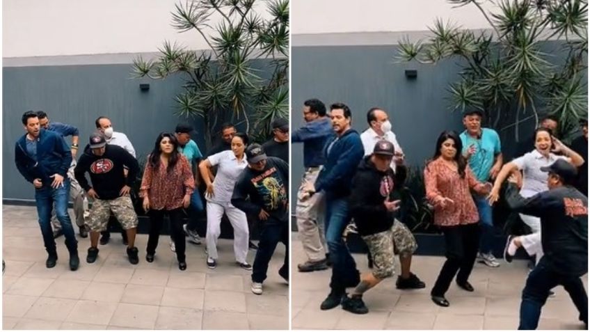 Victoria Ruffo hace un caos al bailar pasito duranguense en TikTok: VIDEO