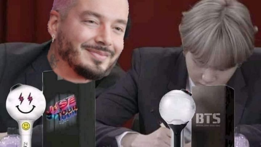 Critican a J Balvin por copiarle a BTS y le llueven MEMES