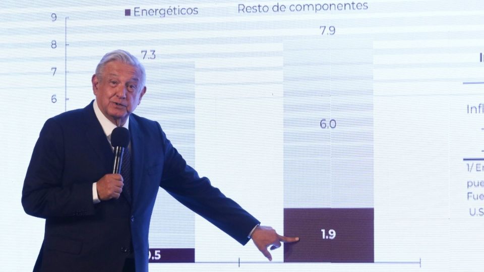 El presidente López Obrador durante su conferencia Mañanera. FOTO: Cuartoscuro