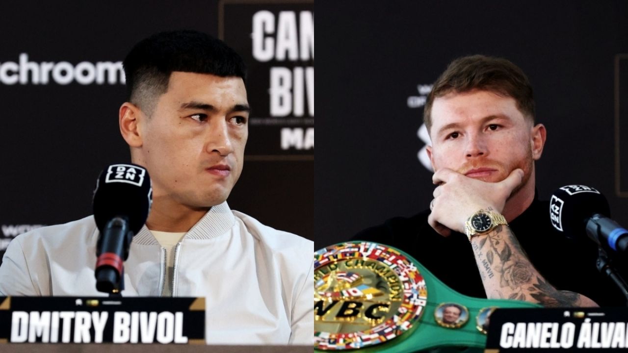 Canelo Álvarez Vs Dmitry Bivol Los Boxeadores Tienen Su Primer Cara A Cara En Las Vegas El