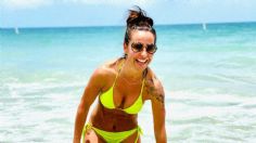 Desde la playa, Kate del Castillo se muestra al natural, sin maquillaje y con icónico bikini amarillo | FOTO