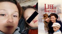 Madre ucraniana recrea la película "La vida es bella" para ocultar invasión rusa a su hija