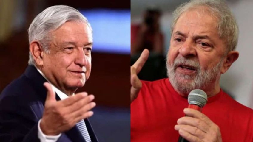 AMLO desayuna con Lula da Silva en Palacio Nacional