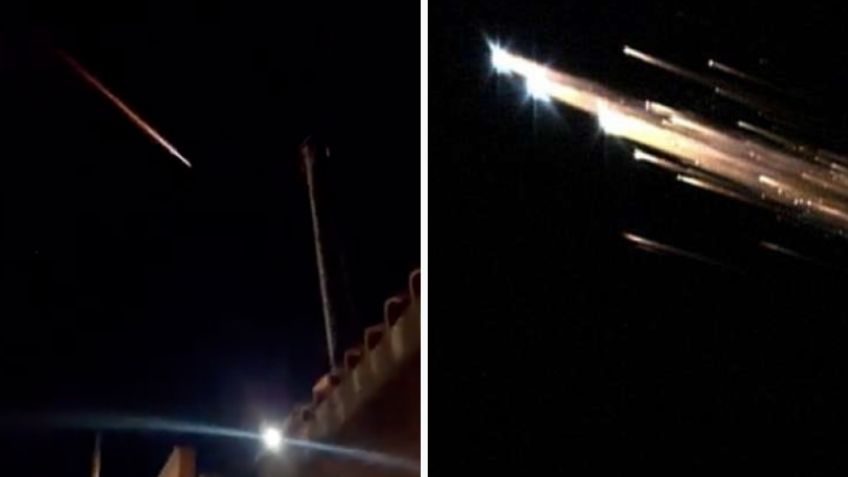 Supuesto "meteorito" fue captado en México, se trató de un cohete ruso