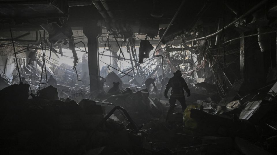 Rusia destruyó el centro comercial Retroville.