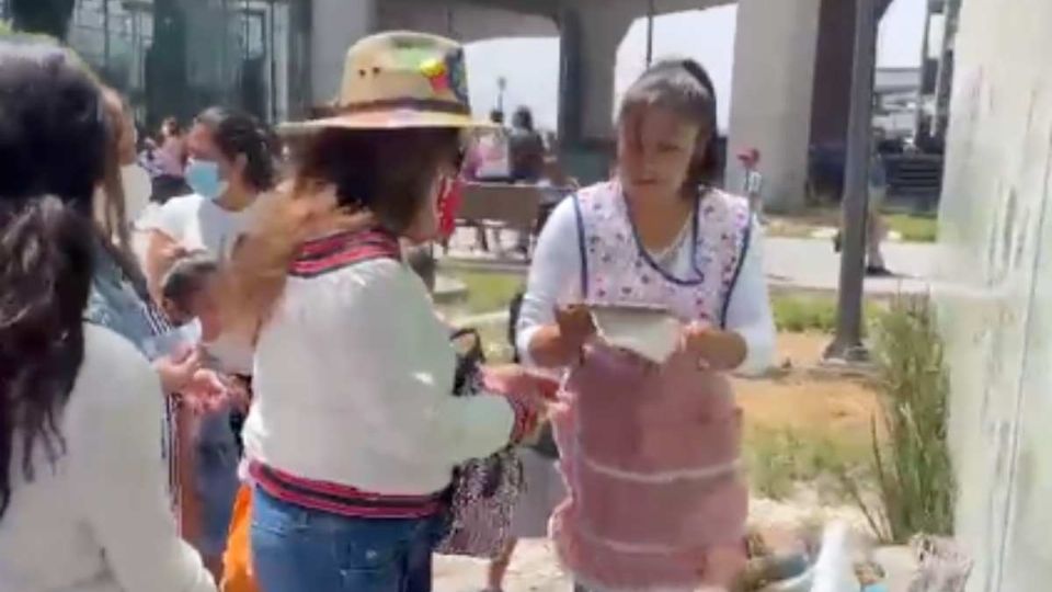 La mujer logró vender sus productos sin problemas.