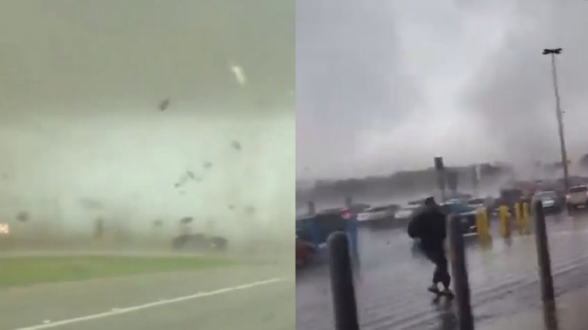 ¡Corran, corran!: enjambre de tornados sacude Texas; un mexicano describe el aterrador momento