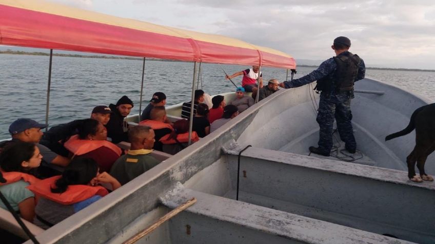 Guatemala intercepta barcos con migrantes que se dirigían a México