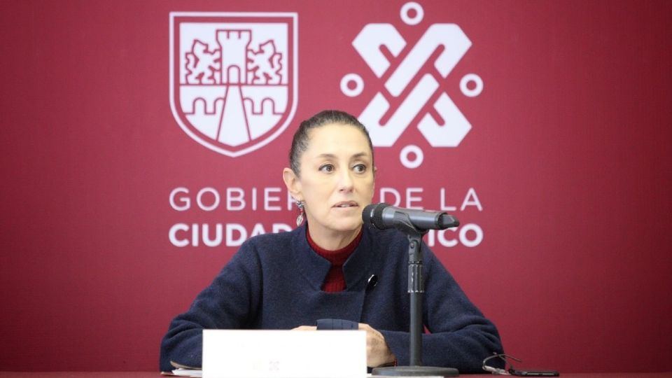 Claudia Sheinbaum, jefa de Gobierno de la CDMX.