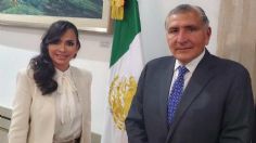 Laura Fernández se reúne con el secretario de Gobernación Adán Augusto López