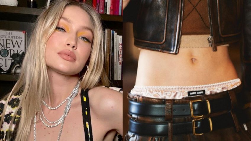 Gigi Hadid confirma que las bragas se deben mostrar esta primavera