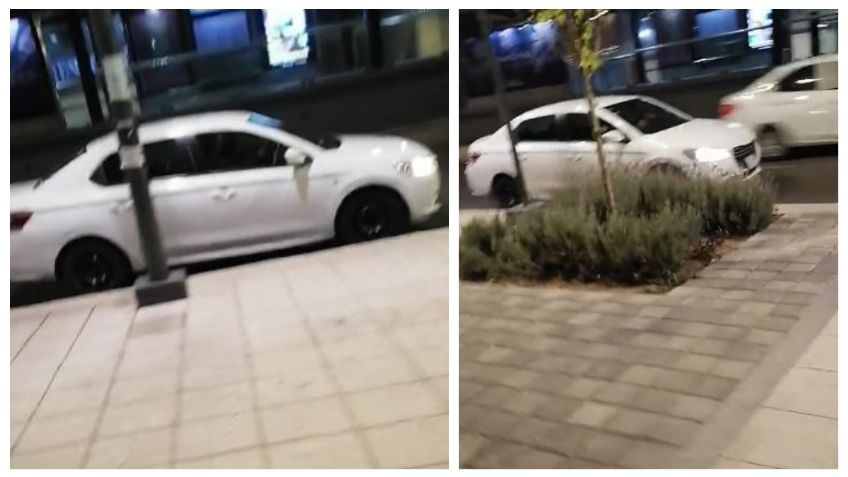 "¡Chin** tu madre, qué miedo!": joven graba momento en que es acosada desde un auto cerca del Metro Balderas