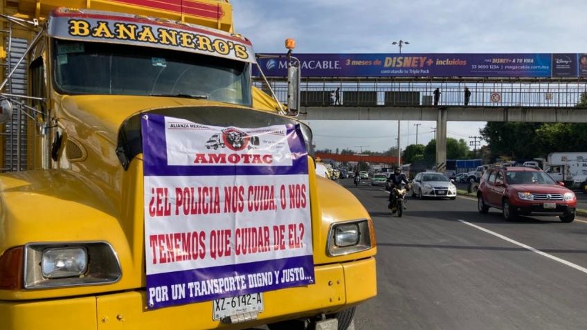 Amotac revela que hay 5 zonas inseguras para transportistas en Veracruz