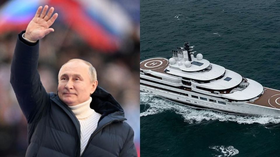 Aseguran que Vladimir Putin sería el dueño del lujoso yate Schherazade