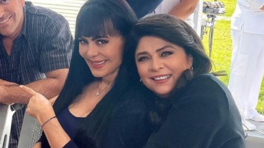 Maribel Guardia "da el viejazo" y Victoria Ruffo luce más joven que nunca, VIDEO lo demuestra