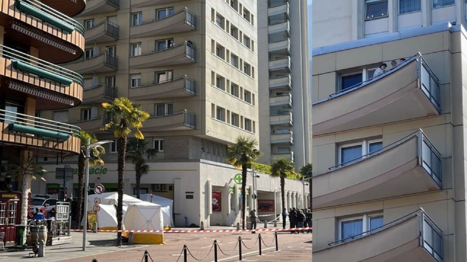 Una familia entera saltó de un edificio en Suiza.