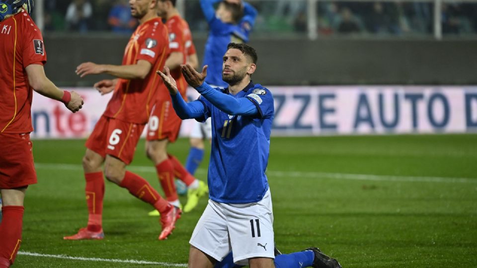 Italia perdió con Macedonia.