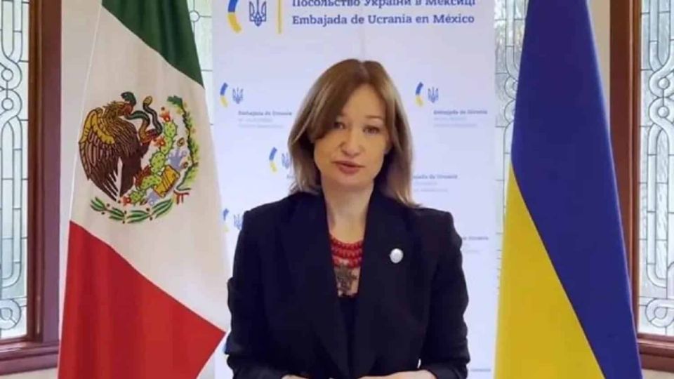 Oksana Dramarétska, embajadora de Ucrania en México.