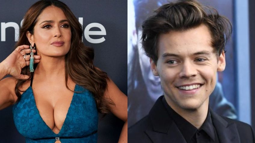 Salma Hayek: el día que su gato le hizo pasar un vergonzoso momento con Harry Styles | VIDEO