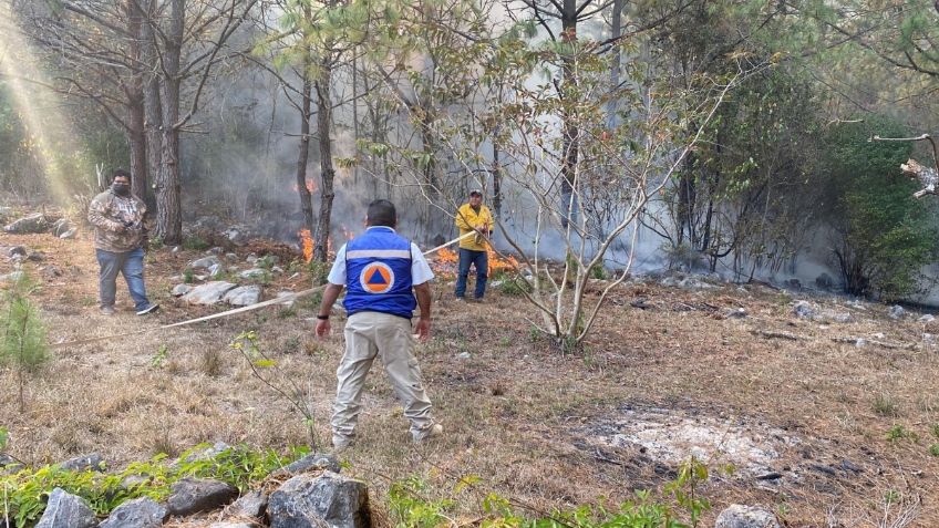 Siguen activos 34 incendios en México; suman mil 497 en lo que va del año