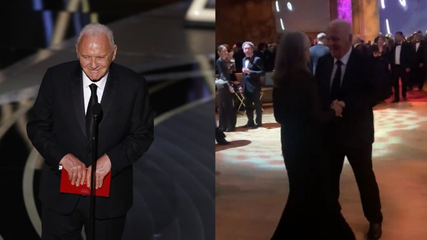 Anthony Hopkins bailó "Llorarás" de Oscar d' León y se coronó como el rey de los premios | VIDEO