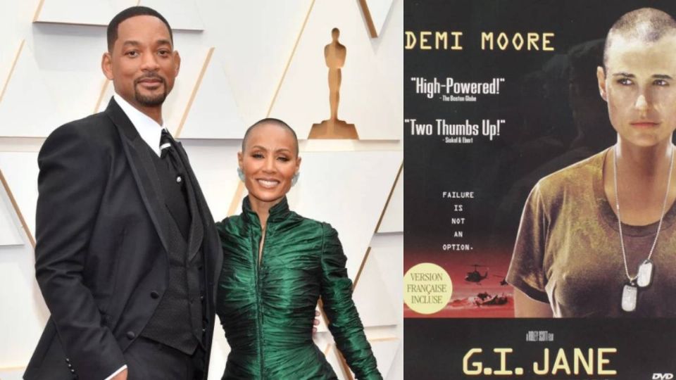 Jada Pinkett y Will Smith en la entrega del Oscar.