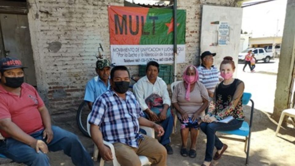 Juan López García, coordinador en Sinaloa del Movimiento de Unificación y Lucha Triqui (MULT)