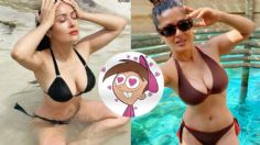 Los 5 mejores bikinis para mujeres de mucho busto con los que Salma Hayek luce espectacular