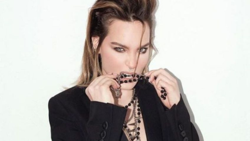 "Adiós amor": Belinda se borra el tatuaje de Christian Nodal y aquí está la prueba | VIDEO