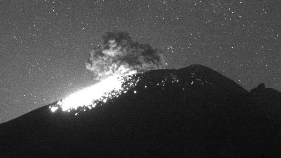 El volcán es monitoreado permanentemente por el Cenapred